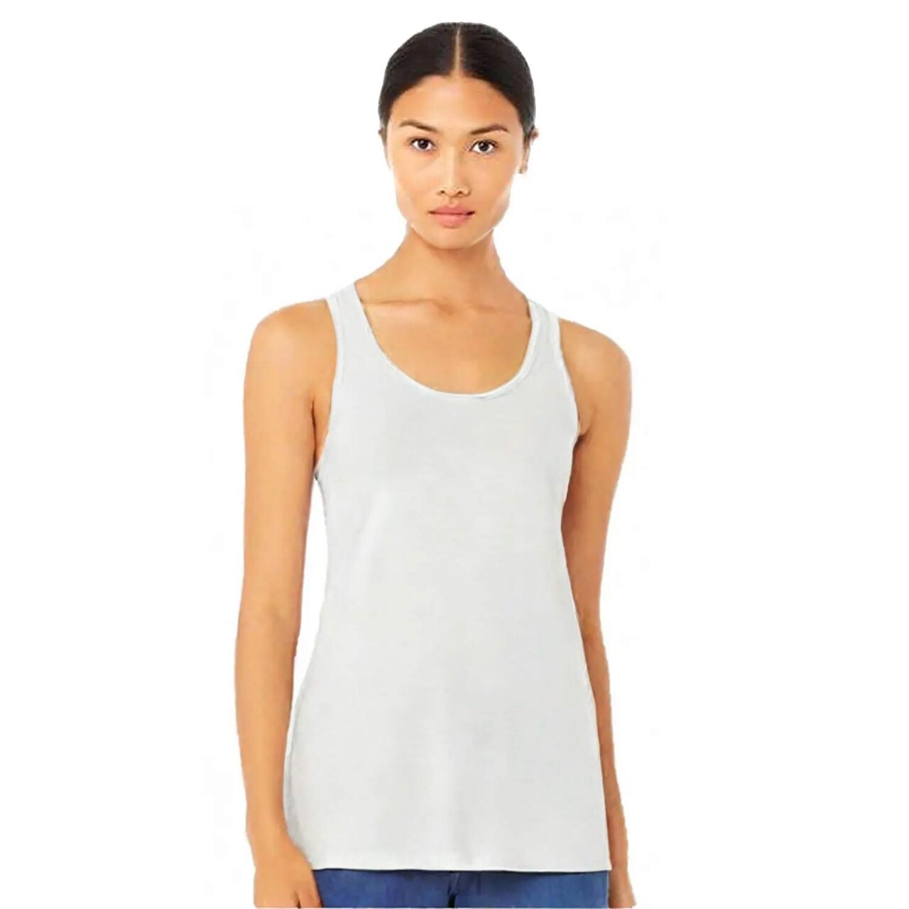 BELLA + CANVAS Women’s Flowy Racerback Tank Lightweight Sleeveless Top